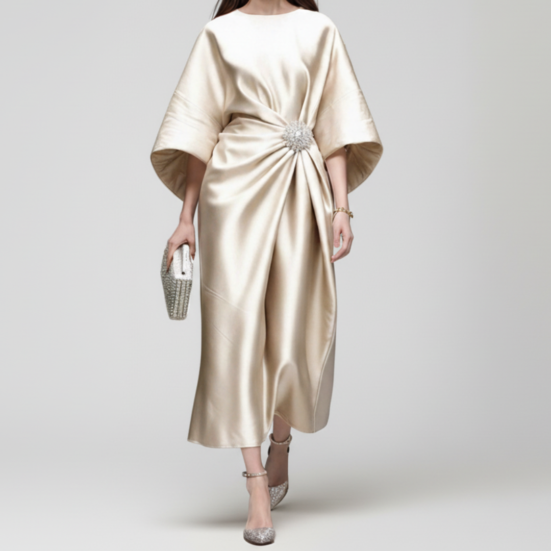 Robe de soirée élégante en satin pour femme