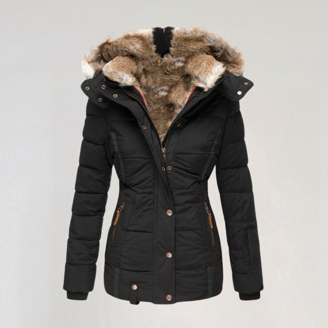 Veste Matelassée D'hiver avec Capuche