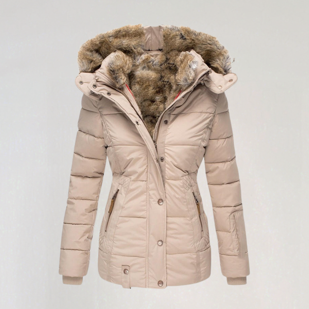 Veste Matelassée D'hiver avec Capuche