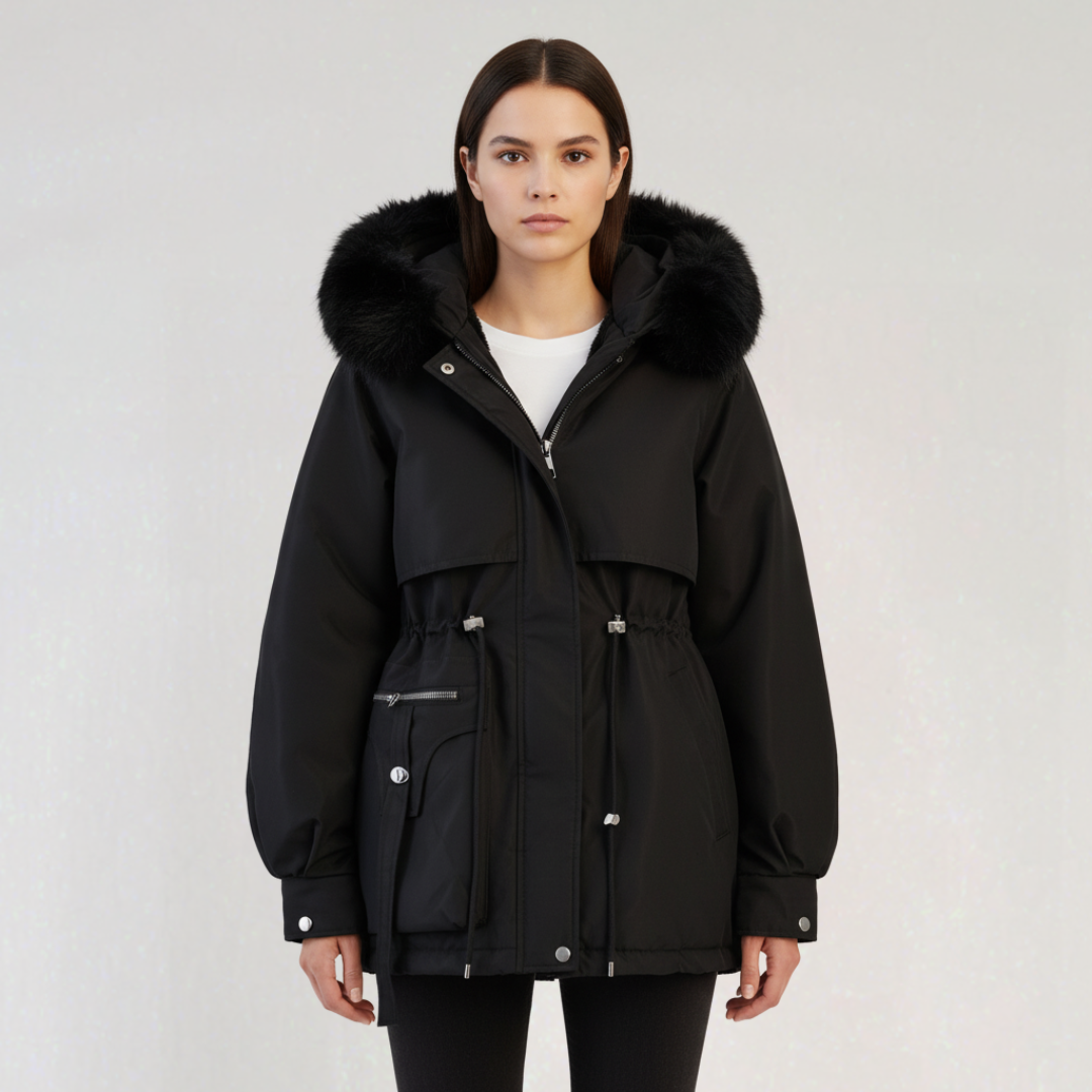 Parka D’hiver à Capuche Femme
