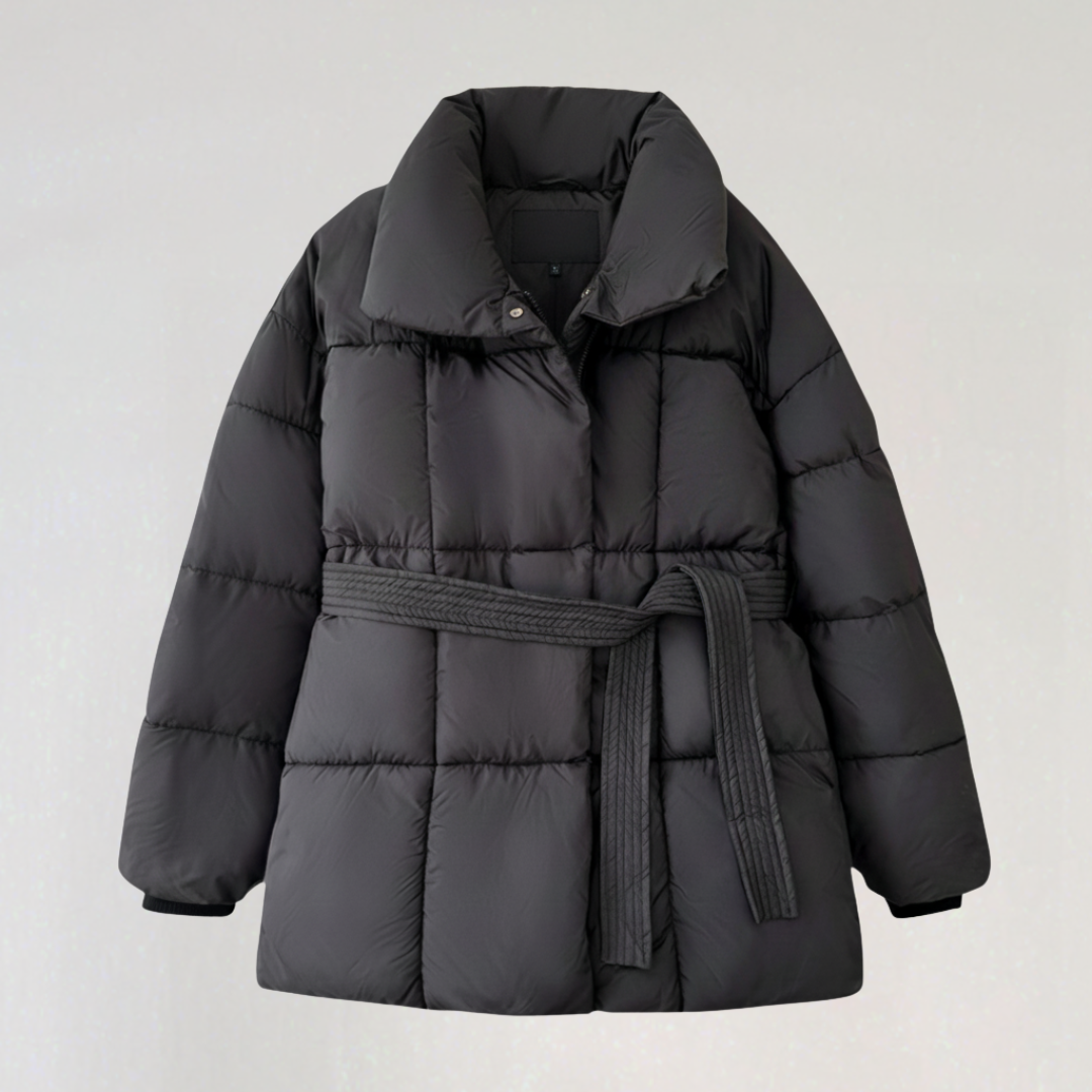 Manteau Matelassé Ceinturé pour Femme