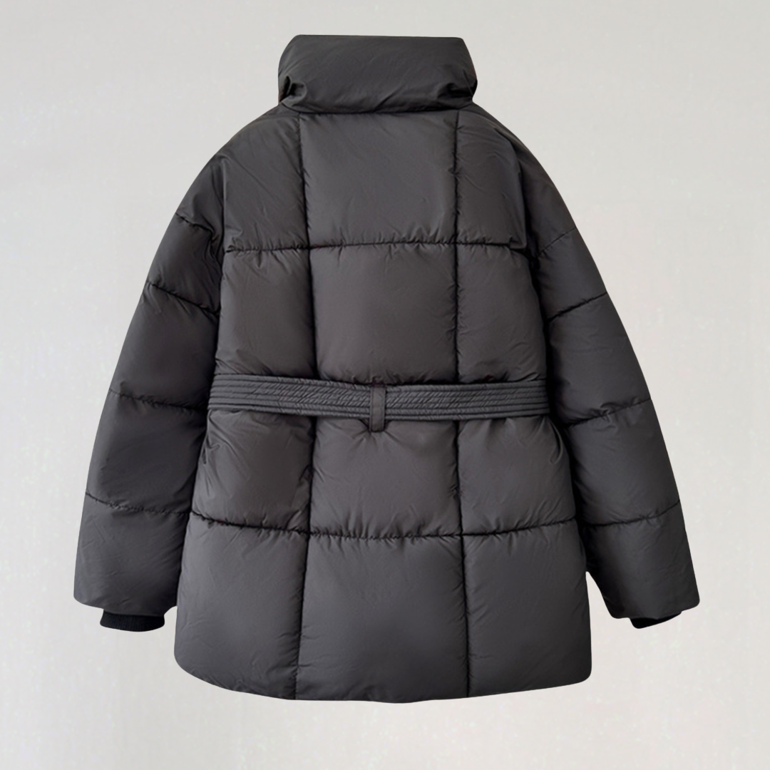 Manteau Matelassé Ceinturé pour Femme