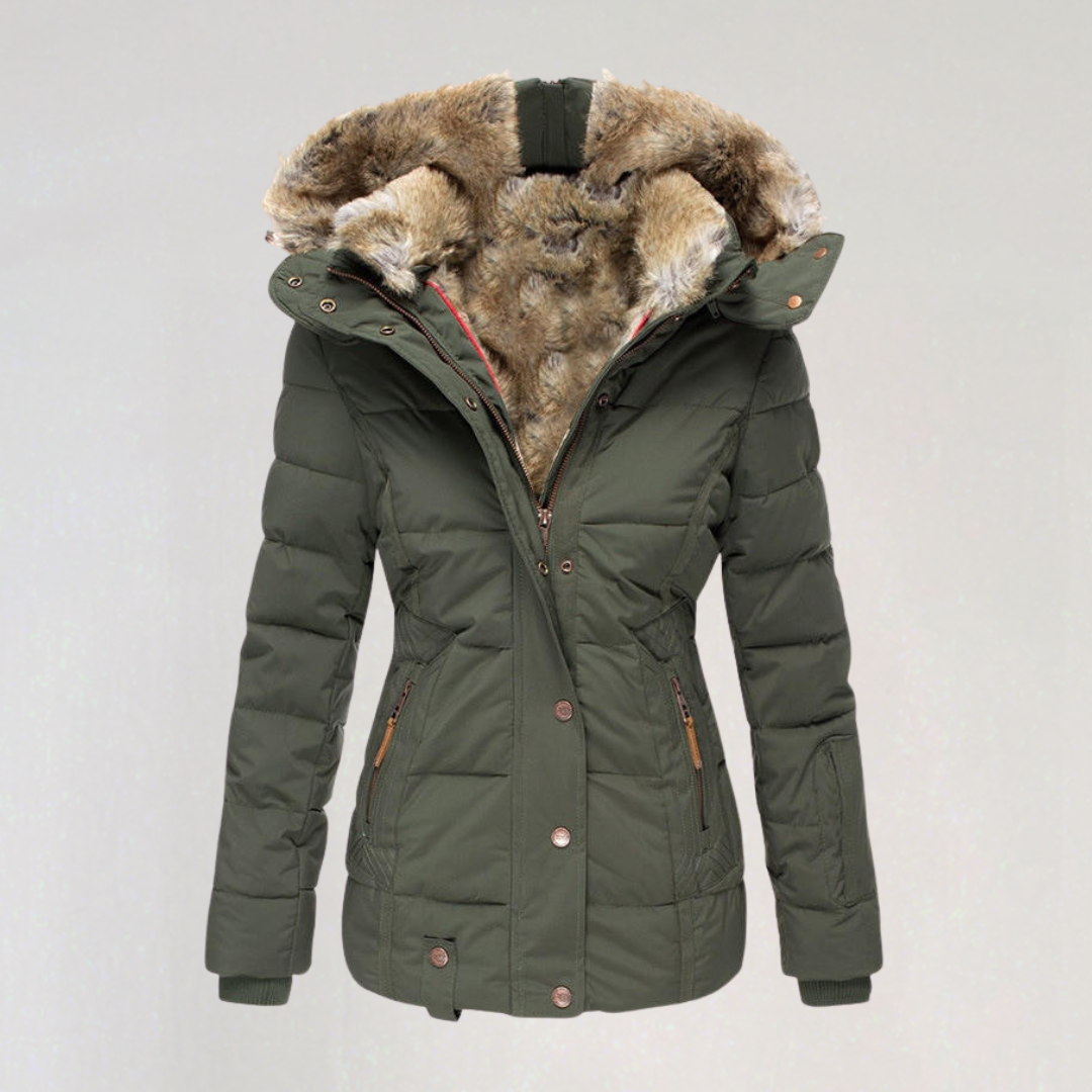 Veste Matelassée D'hiver avec Capuche