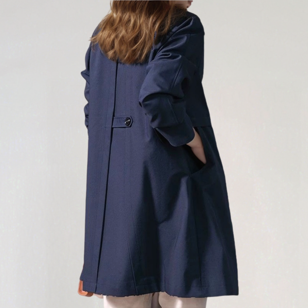Trench à Simple Boutonnage Femme