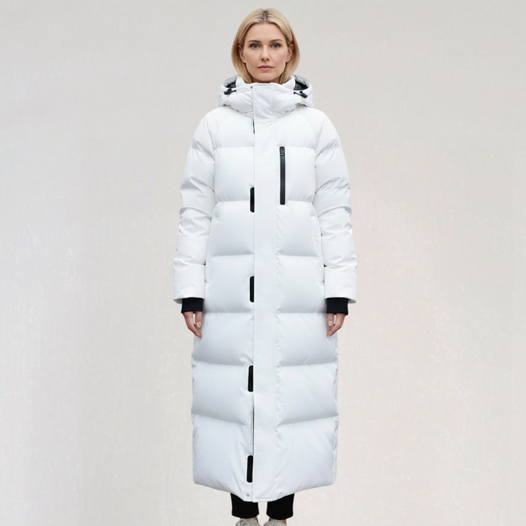 Doudoune Longue à Capuche Femme