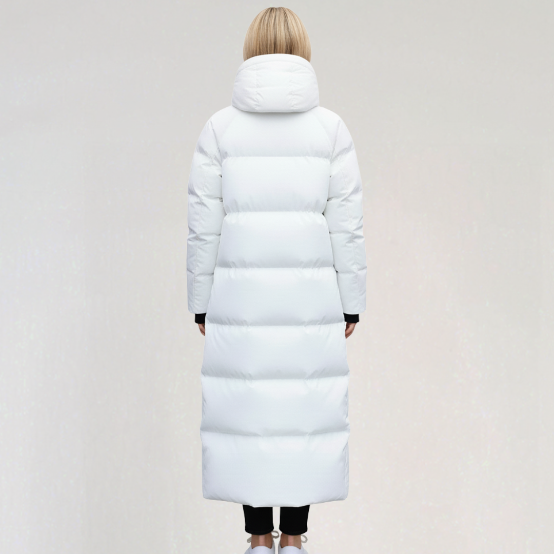 Doudoune Longue à Capuche Femme