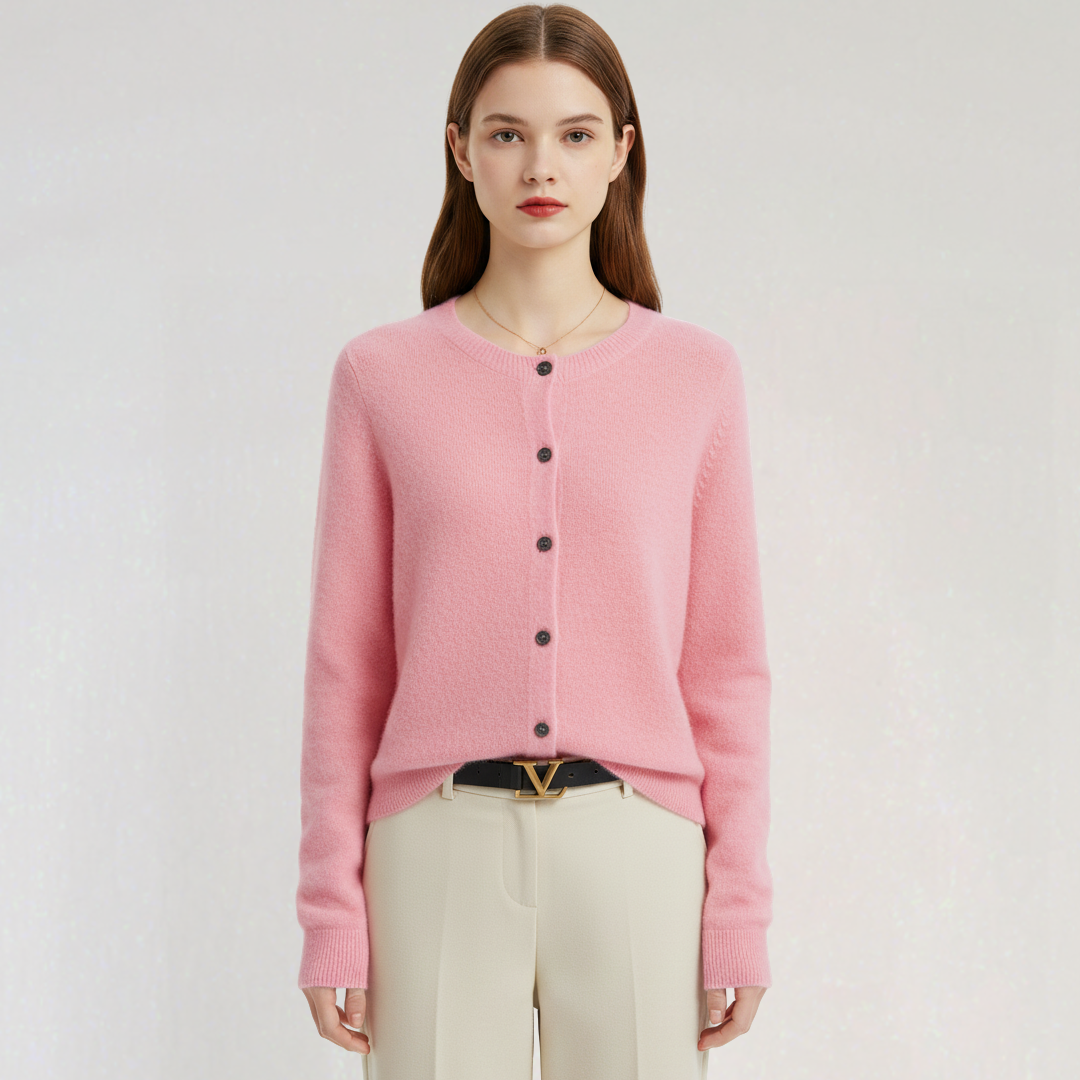 Cardigan Classique à Boutons pour Femme