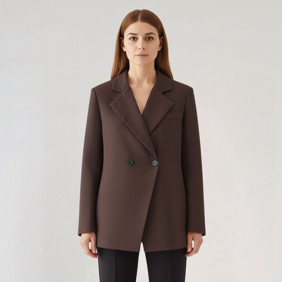 Blazer Femme à Double Boutonnage