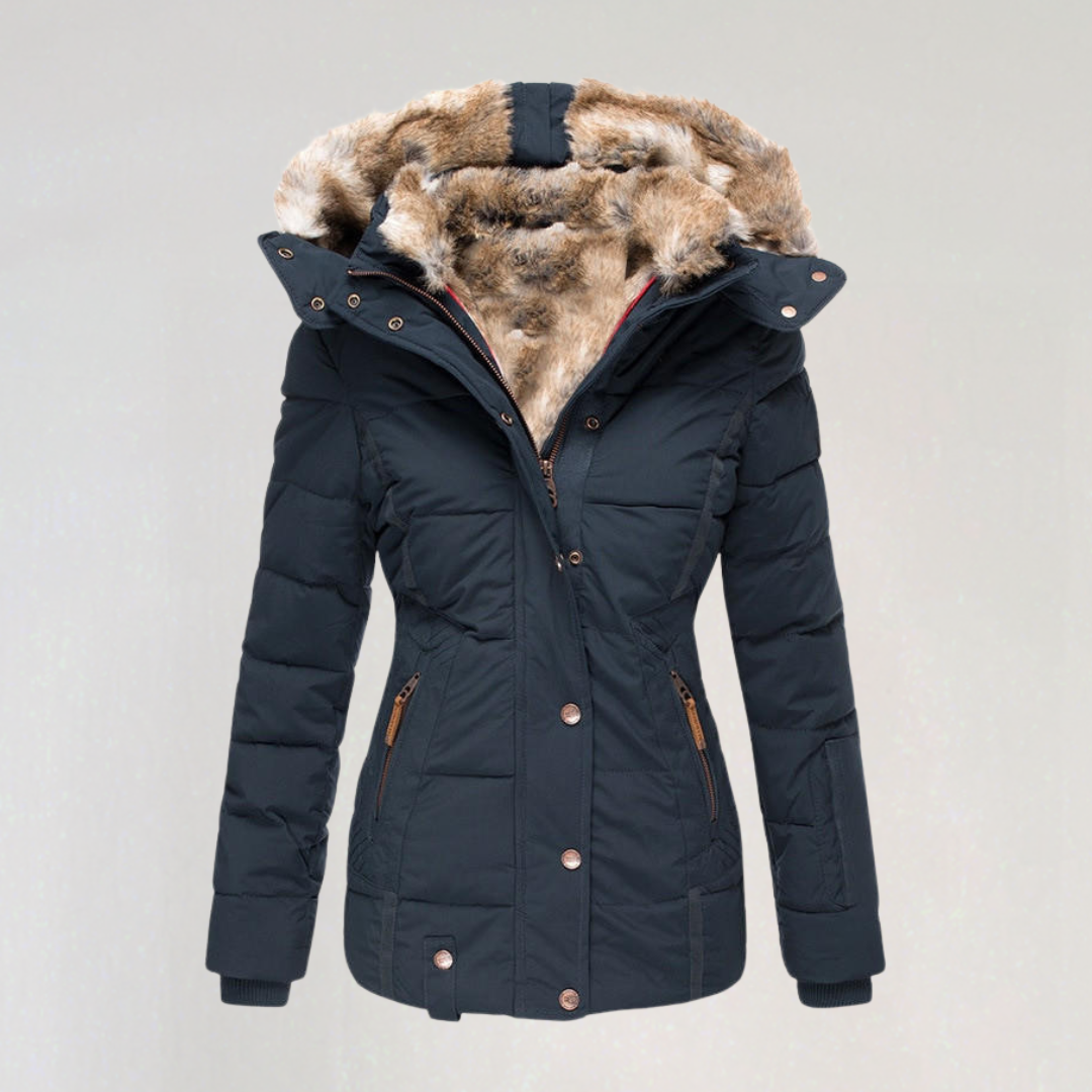 Veste Matelassée D'hiver avec Capuche