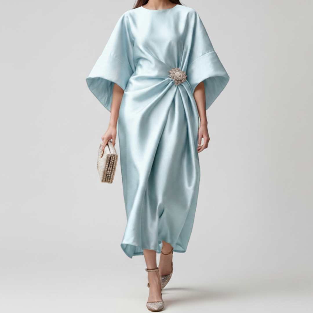 Robe de soirée élégante en satin pour femme