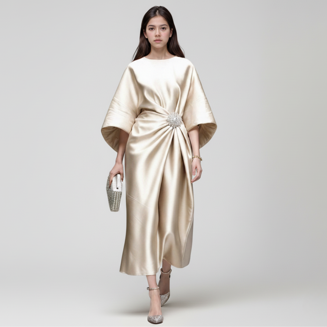 Robe de soirée élégante en satin pour femme