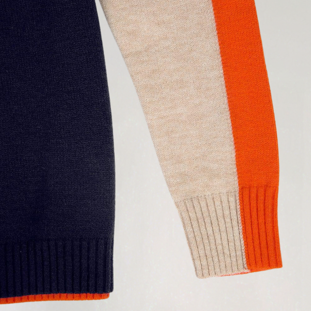 Pull Color Block pour Femme