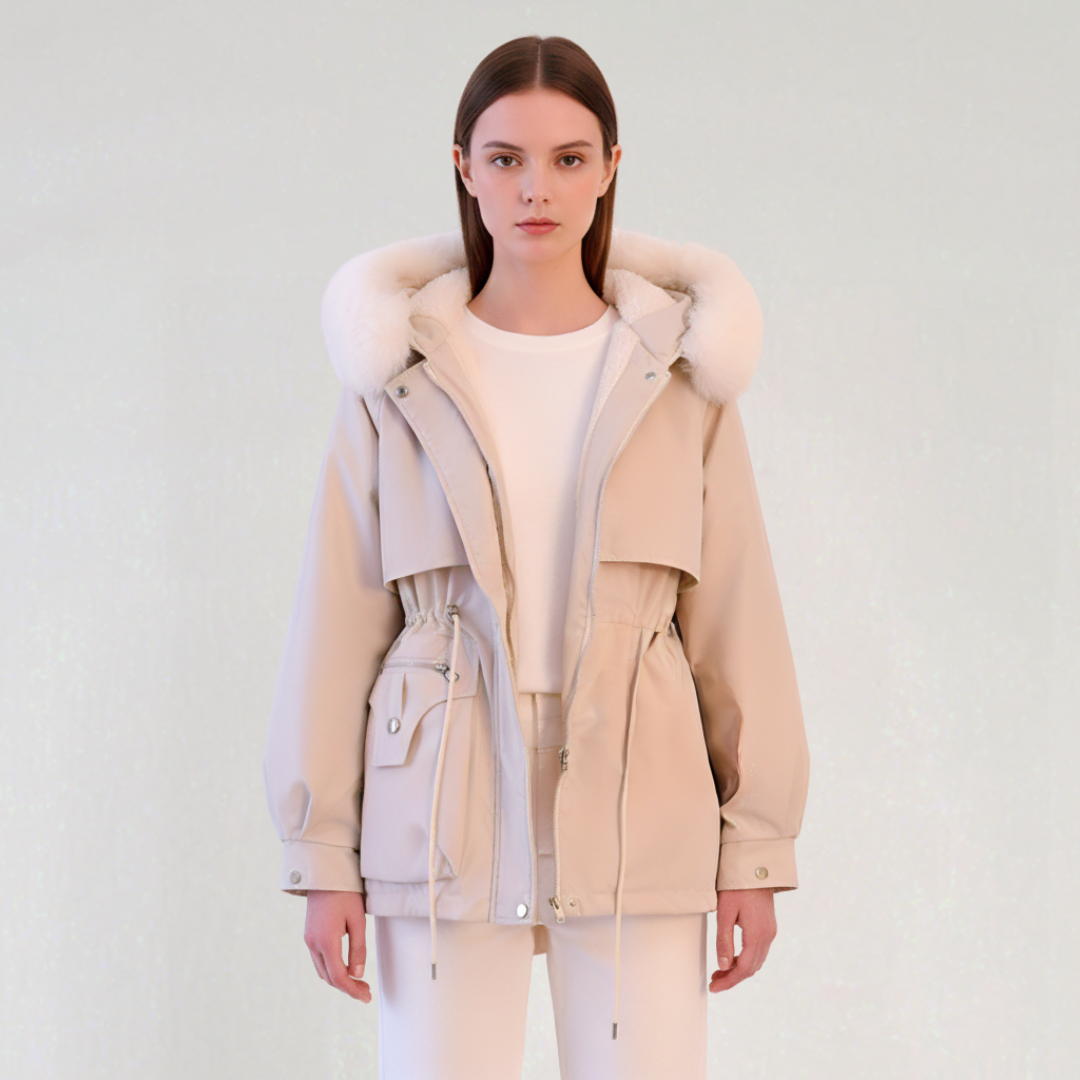 Parka D’hiver à Capuche Femme