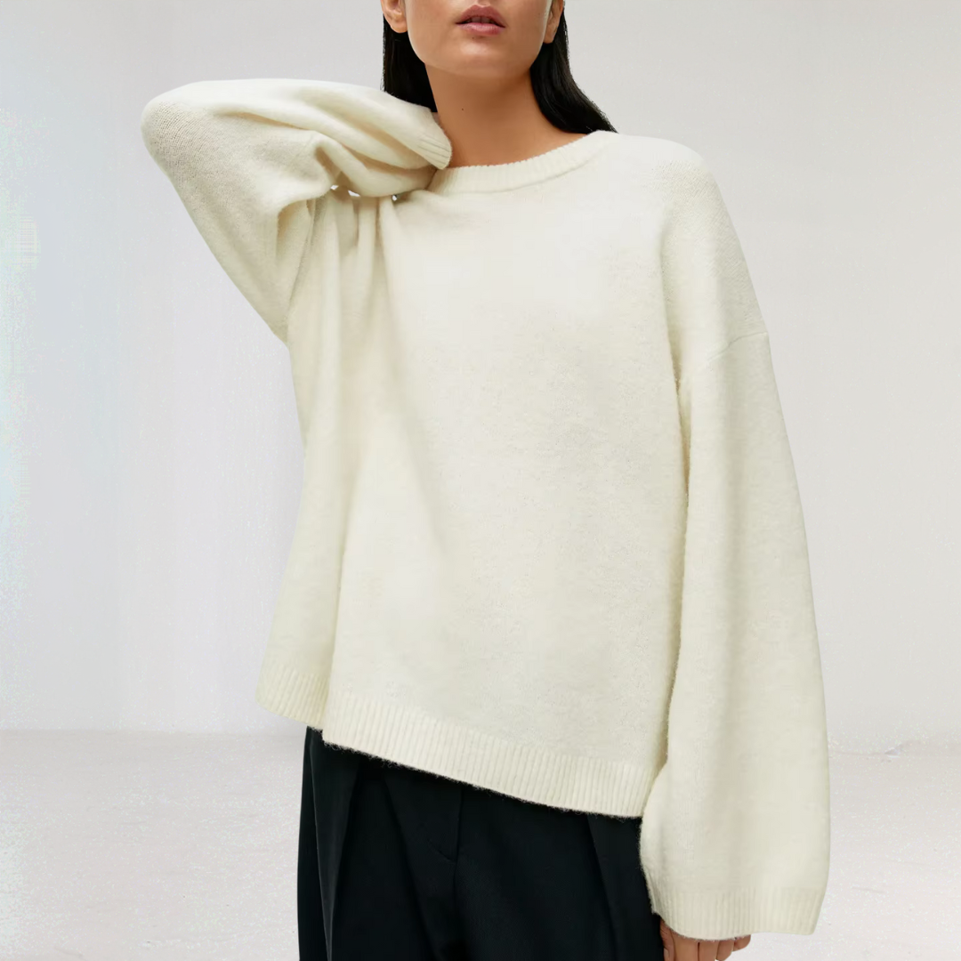 Pull à Col Rond pour Femme