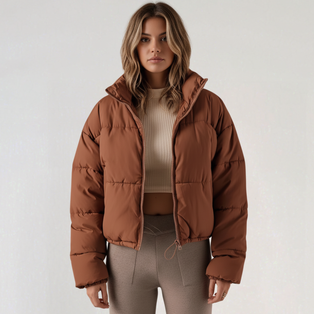 Veste Matelassée Courte pour Femme