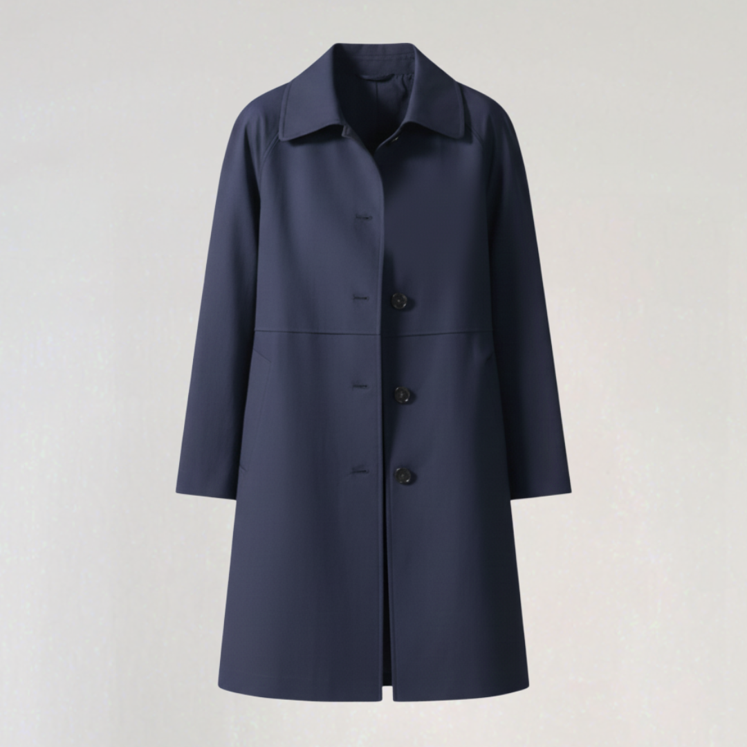 Trench à Simple Boutonnage Femme