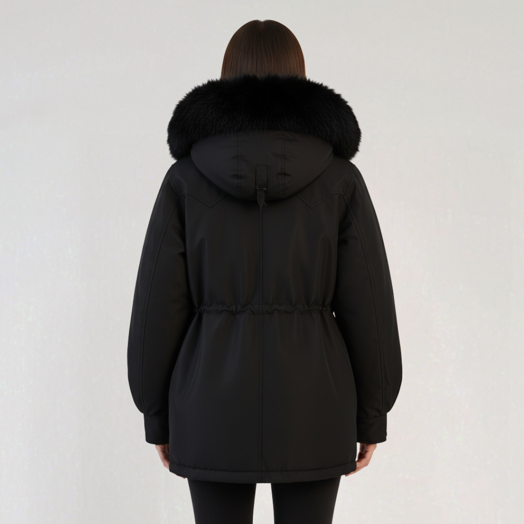 Parka D’hiver à Capuche Femme