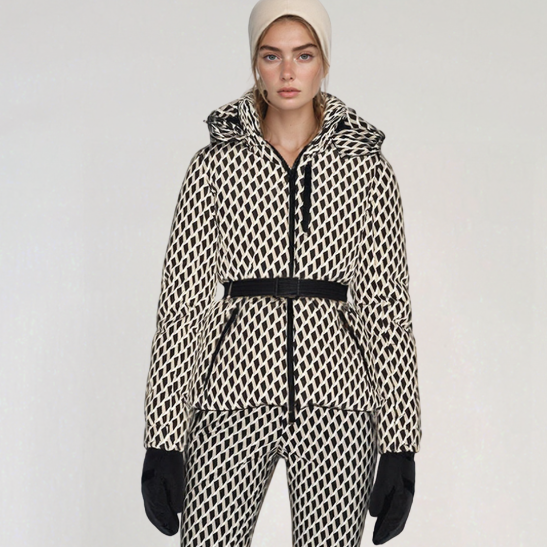 Veste De Ski pour Femme avec Ceinture