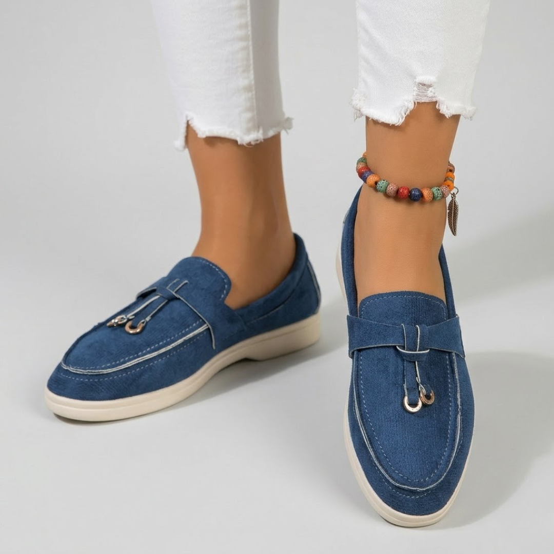 Mocassins Femme Slip-On Décontractés