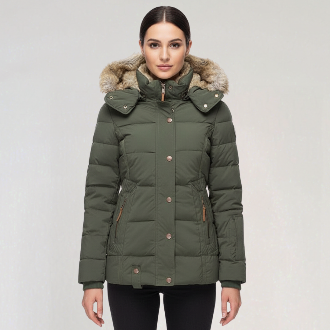 Veste Matelassée D'hiver avec Capuche