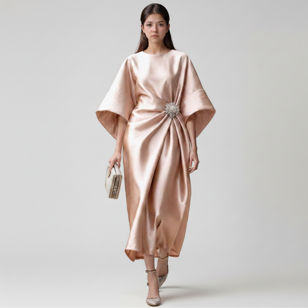 Robe de soirée élégante en satin pour femme