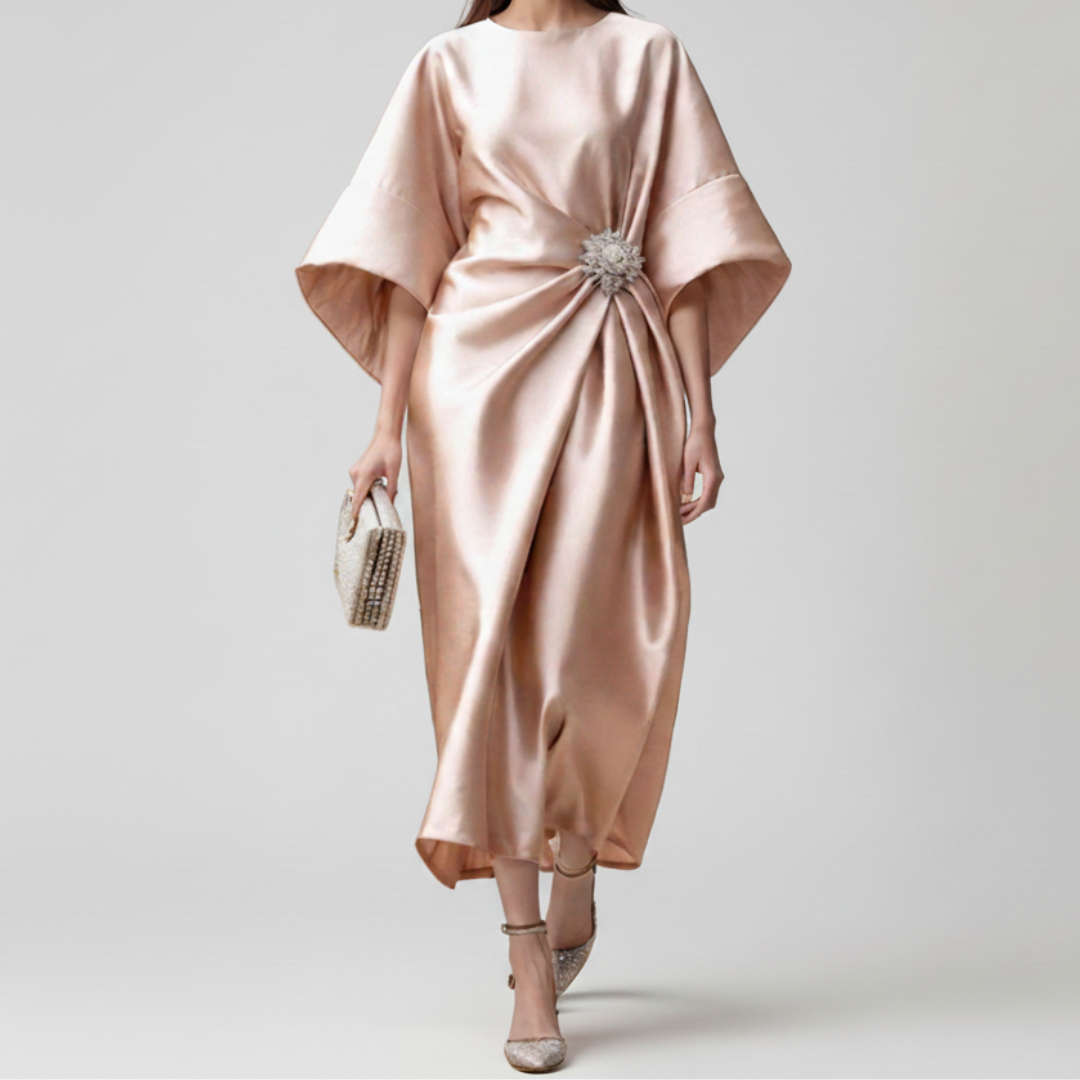 Robe de soirée élégante en satin pour femme