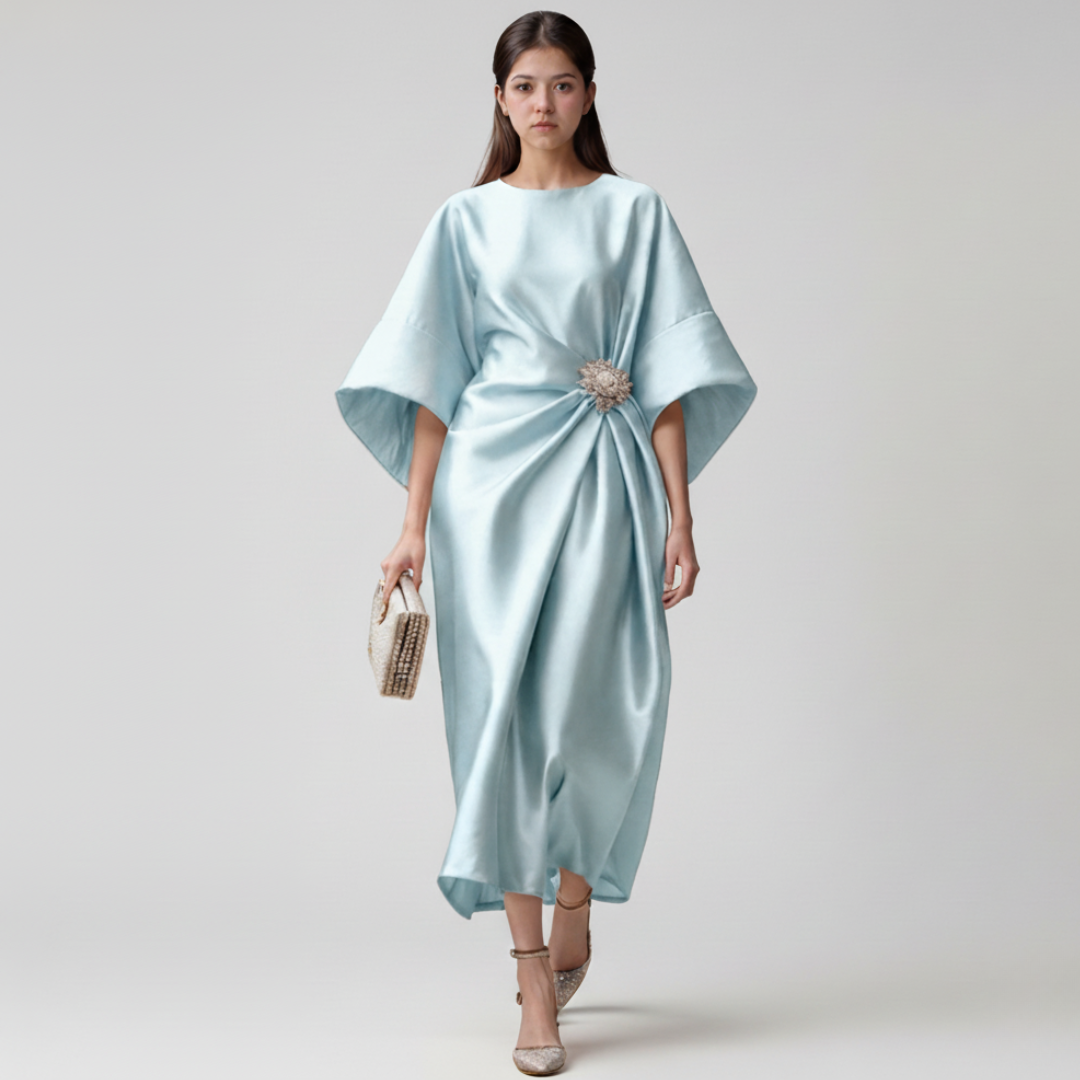 Robe de soirée élégante en satin pour femme