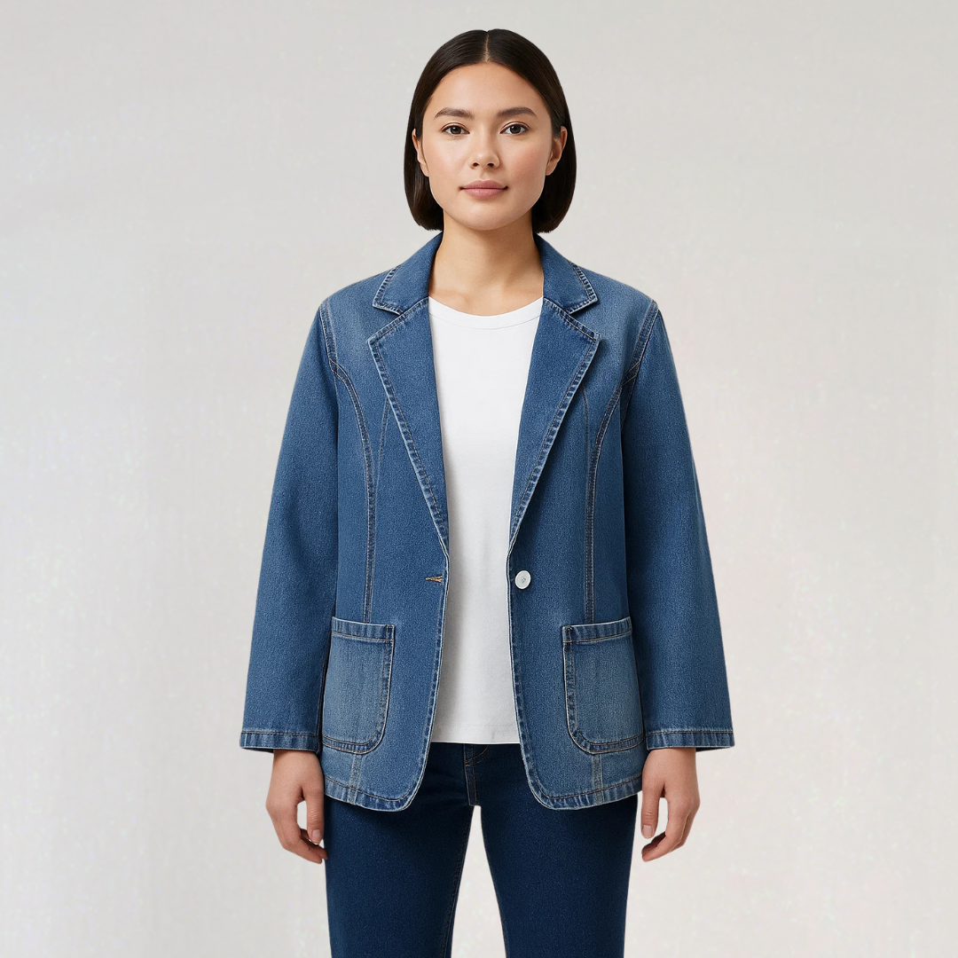 Veste Décontractée avec Poches pour Femme