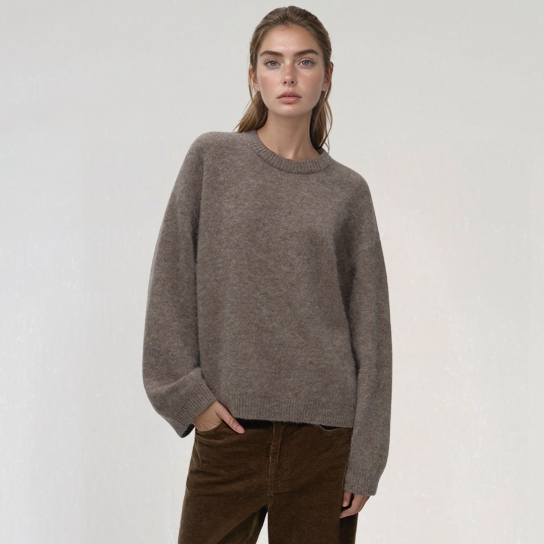 Pull à Col Rond pour Femme